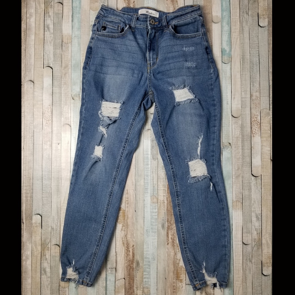 KanCan High Rise Ankle Skinny Jeans - Picture 2 of 5
